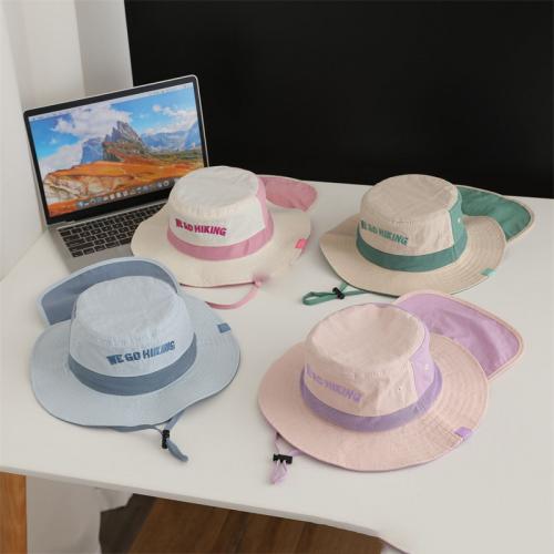 Cotton Bucket Hat anti ultraviolet & sun protection Solid PC