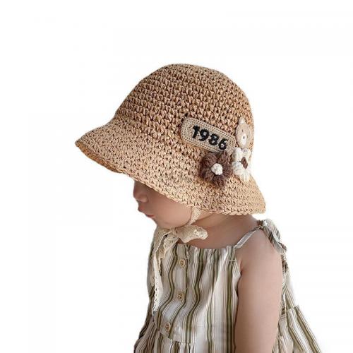 Straw Sun Protection Straw Hat & sun protection Solid PC