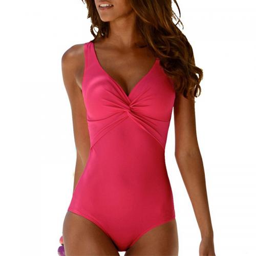 Polyamide & Spandex Plus Size One-piece Swimsuit & padded Solid PC