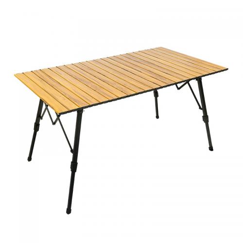 De madera & Aleación de aluminio Mesa plegable al aire libre, más colores para elegir,  trozo