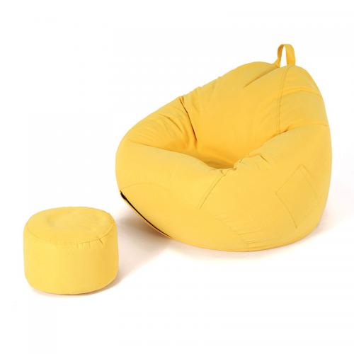 Expanded Polystyrene & Cotton Beanbag Sofa & breathable Solid PC