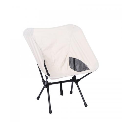 Ocelová trubka & Oxford Skládací židle Bianco kus
