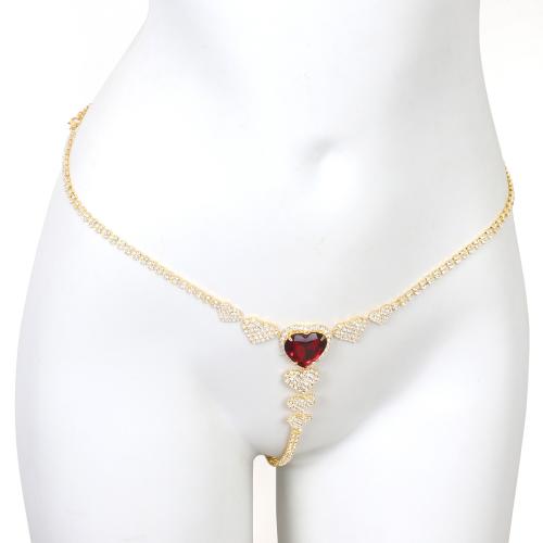 Zinc Alloy Easy Matching Waist Chain hollow & with rhinestone PC