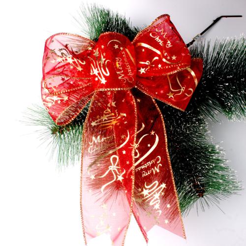 El plastico Árbol de Navidad colgando de la decoración, rojo,  trozo