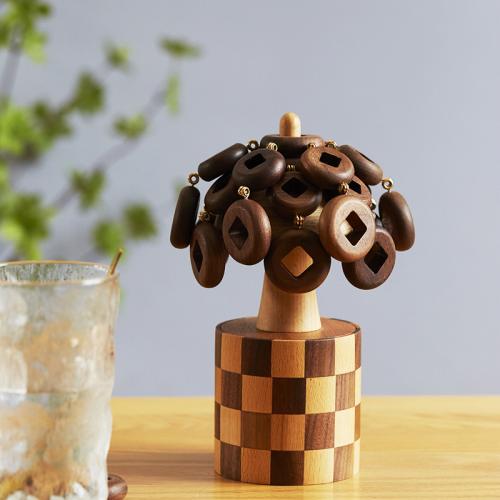 Walnut & Beech wood Multifunction Bowl Cozy Holder for home decoration PC