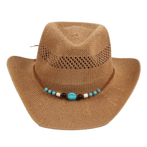 Straw Easy Matching West Cowboy Hat sun protection PC
