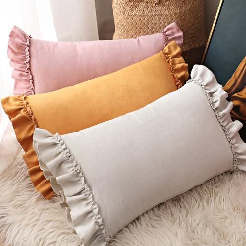 Suede Throw Pillow  Solid PC