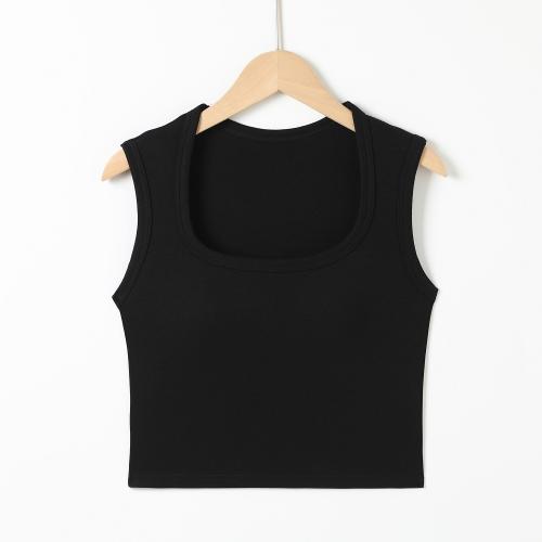 Viscose with bra Tank Top slimming & breathable Solid PC