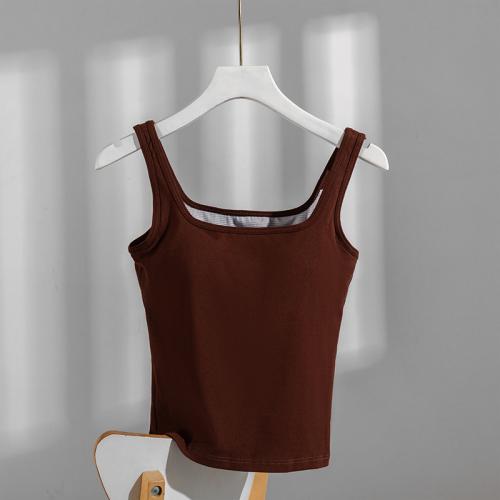 Viscose with bra & Sport Tank Top slimming Solid PC