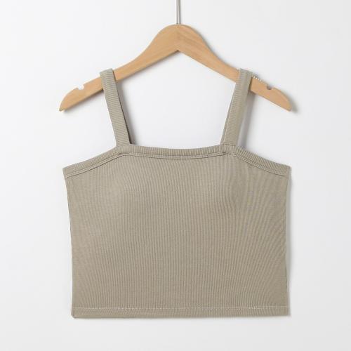 Cotton with bra Camisole shockproof Solid PC
