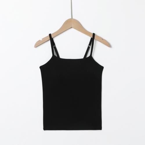 Cotton with bra & Soft Camisole shockproof Solid PC