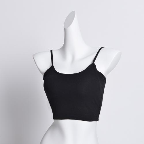 Cotton with bra Camisole flexible & backless Solid PC