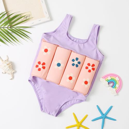 Polyester Children Swimming Floating Suit Solid PC