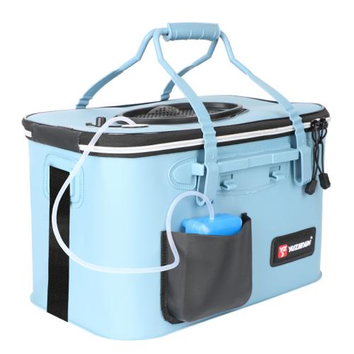 EVA foldable & Multifunction Fishing bucket portable  blue PC
