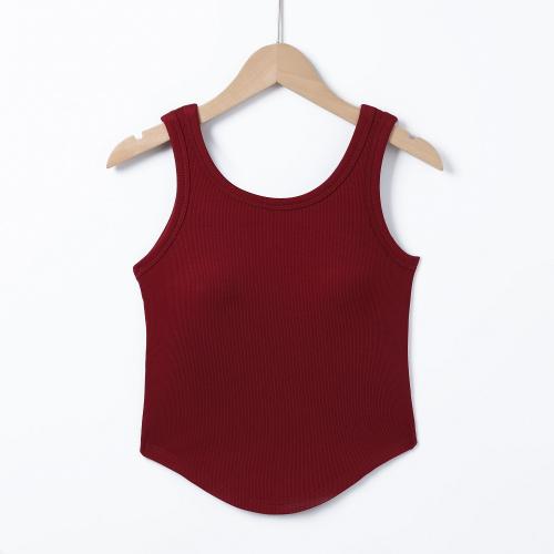 Viscose with bra & Soft Tank Top Solid PC