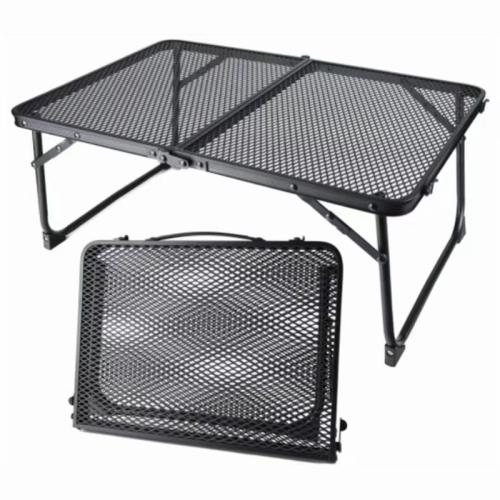 Aluminium Alloy Outdoor Foldable Table portable black PC