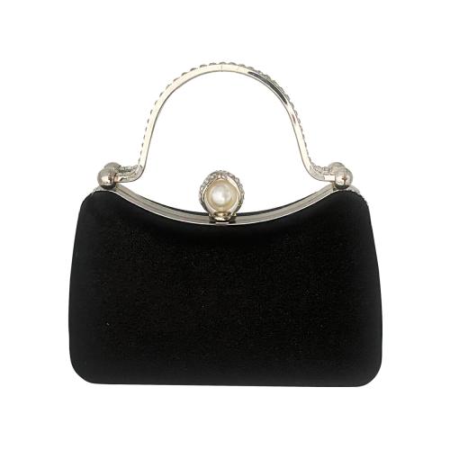 Polyester hard-surface & Easy Matching Clutch Bag with rhinestone PC