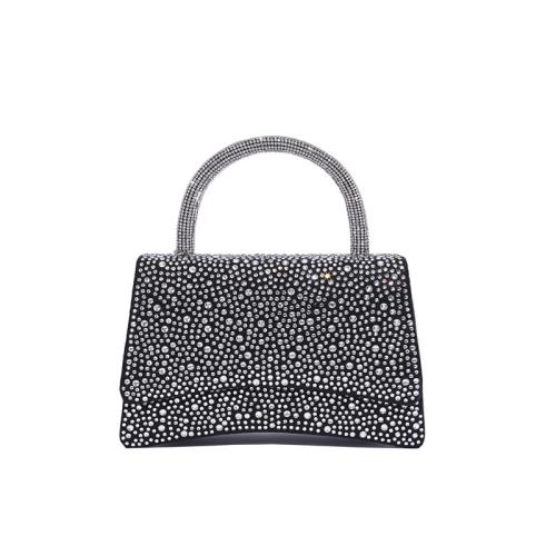 PU Leather Evening Party Handbag with rhinestone Solid PC