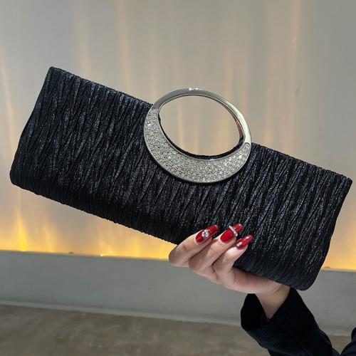 Silk Easy Matching & Evening Party Clutch Bag with rhinestone Solid PC