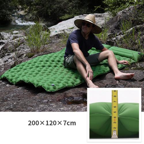 Nylon dampproof & Outdoor & Inflatable Inflatable Bed Mattress for camping & portable Solid PC