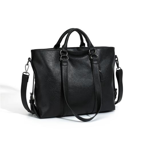 PU Leather & Polyester Easy Matching Handbag large capacity PC