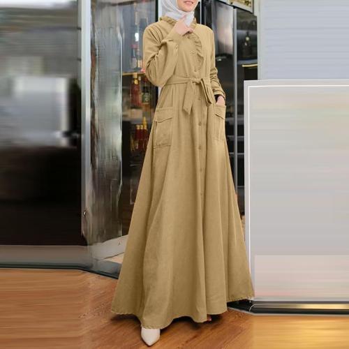 Polyester Plus Size Middle Eastern Islamic Muslim Dress & loose PC
