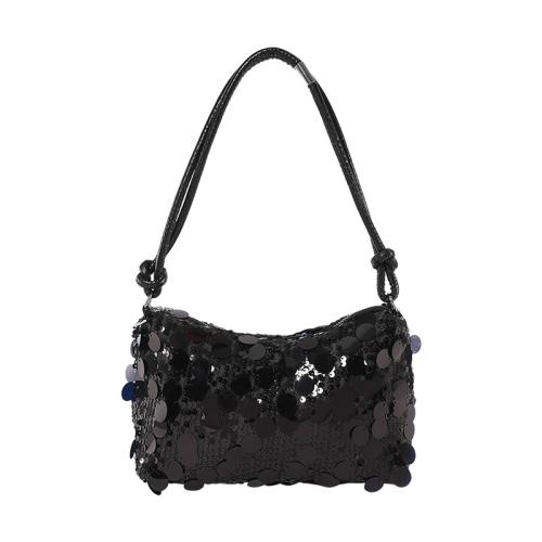 PU Leather & Sequin Easy Matching Shoulder Bag PC