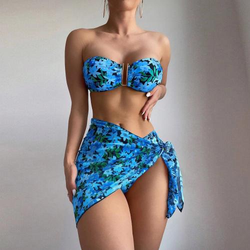 Polyester Bikini, Gedruckt, Floral, mehr Farben zur Auswahl,  Festgelegt