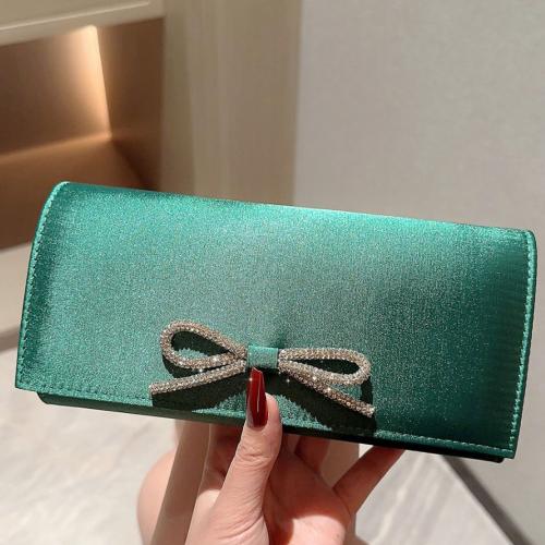 Satin Easy Matching Clutch Bag bowknot pattern PC