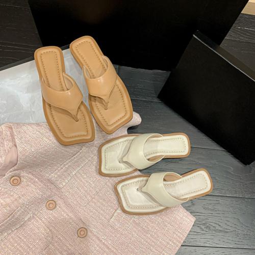 Gummi & PU Leder Frauen Sandalen, Solide, mehr Farben zur Auswahl,  Stück