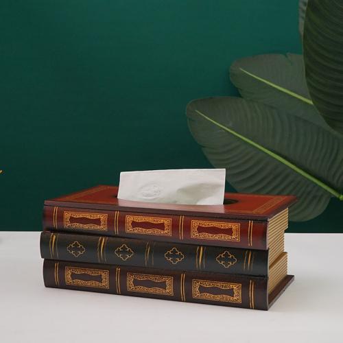 MDF-Vorstand & Holz Tissue-Box, Solide, mehr Farben zur Auswahl,  Stück
