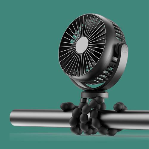 Engineering Plastics Mini Fan Three-speed adjustment & portable & with USB interface & Rechargeable PC