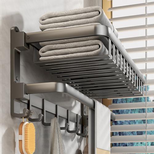 Aluminium Alloy Multifunction Towel Bars stoving varnish Solid PC
