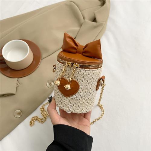 Polyester Easy Matching Crossbody Bag with chain & attached with hanging strap PC
