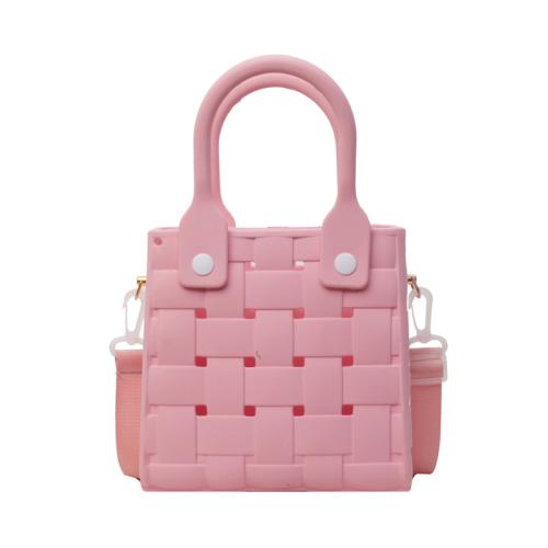 Plastic Easy Matching Handbag attached with hanging strap & hollow Solid PC