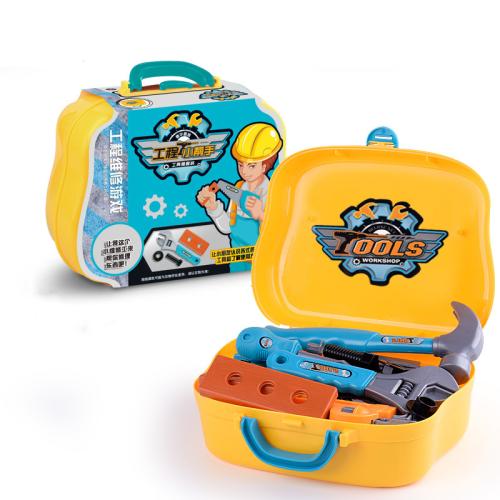 Plastic Cement Tool Case Toy Set for children Box