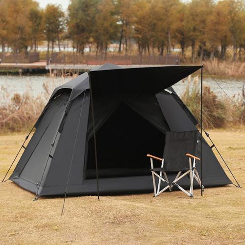 Fiberglass & Oxford Tent portable & sun protection black PC