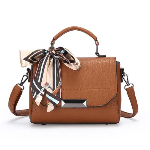 PU Leather Concise & Easy Matching Handbag attached with hanging strap Solid PC