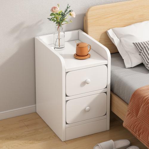 Medium Density Fiberboard Multilayer Bedside Cabinet dustproof PC
