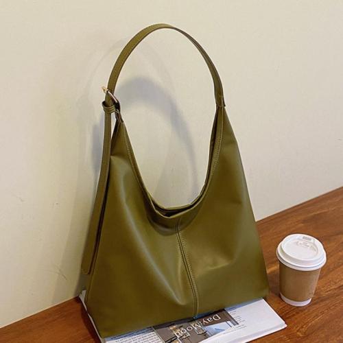 PU Leather Tote Bag Shoulder Bag durable Solid PC