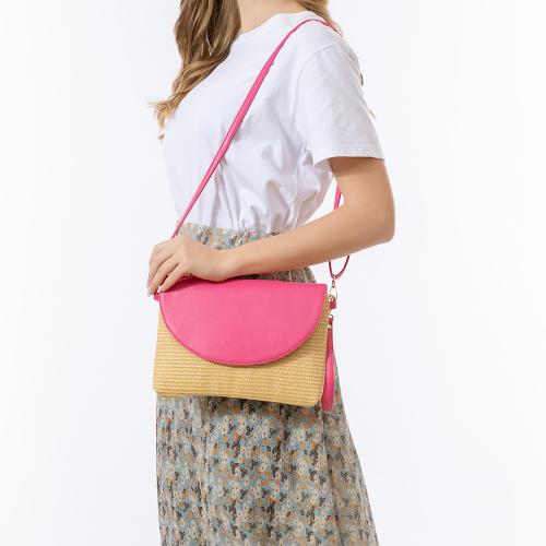 Polyester Clutch & Easy Matching Crossbody Bag attached with hanging strap Solid PC