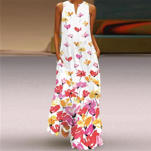 Polyester Einteiliges Kleid, Gedruckt, unterschiedliche Farbe und Muster für die Wahl,  Stück