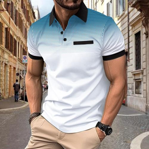 Polyester & Baumwolle Poloshirt, Gedruckt, mehr Farben zur Auswahl,  Stück