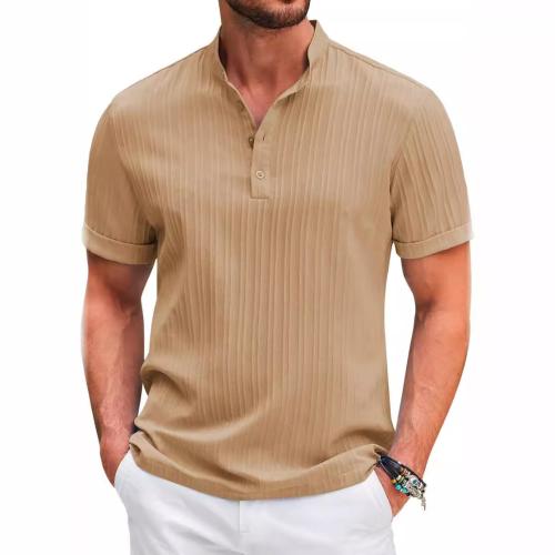 Polyester & Katoen Polo Shirt Striped meer kleuren naar keuze stuk