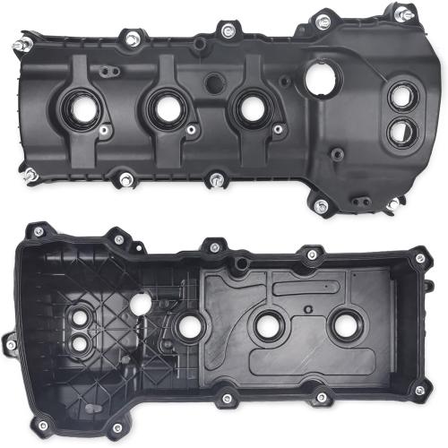 Ford 15 F-150 Engine Valve Chamber Cover, two piece, , black, Sold By Set
