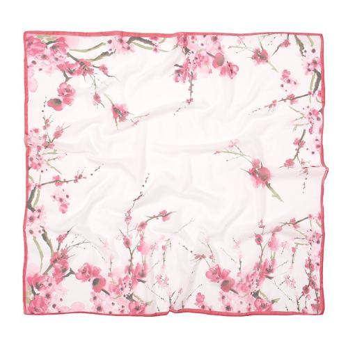 Chiffon Multifunction Women Scarf thermal printed floral PC