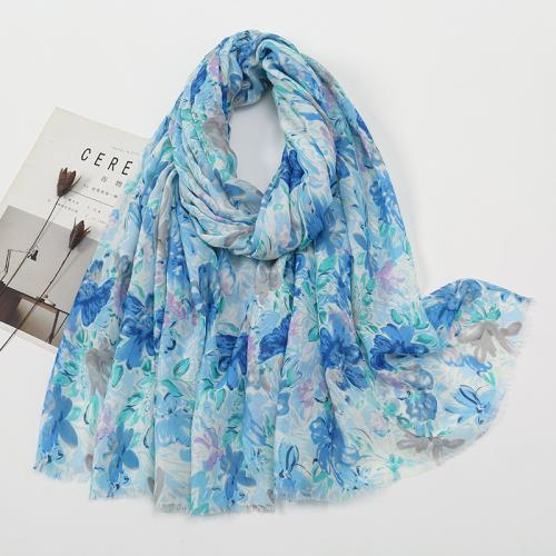 Cotton Linen Multifunction Women Scarf thermal shivering PC