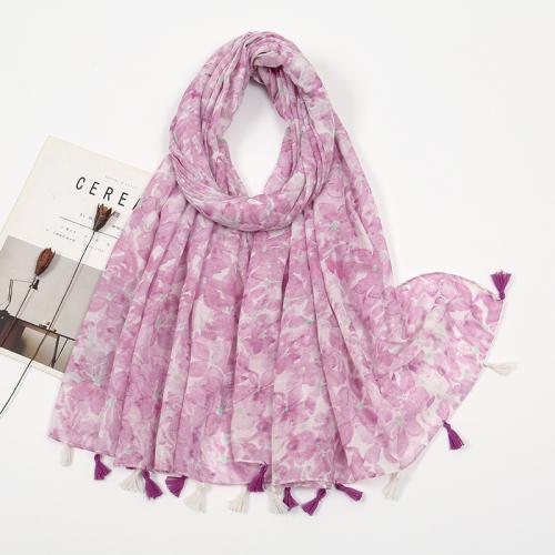 Polyester Multifunction Women Scarf thermal printed shivering PC
