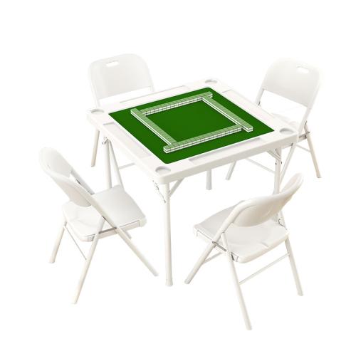 HDPE & Iron foldable & Multifunction Mahjong Table break proof & portable  PC