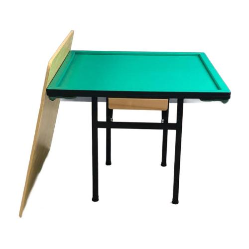 Fibra de madera de densidad media & Hierro Mesa de Mahjong, más colores para elegir,  trozo